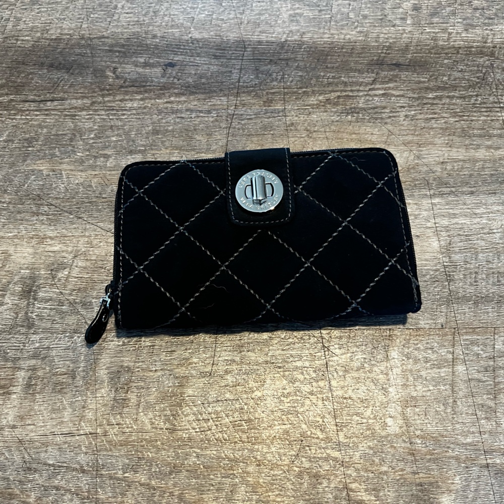 Vera Bradley Turnlock Clasp Microfiber Large Wallet